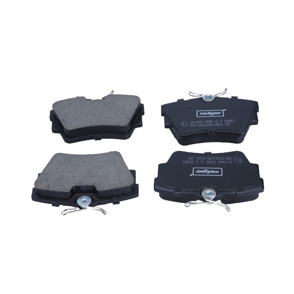 MAXGEAR KLOCKI HAMULCOWE RENAULT TYŁ TRAFIC 01-/VIVARO 01-/14-