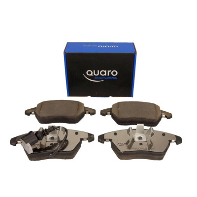 QUARO KLOCKI HAMULCOWE VW PRZÓD CC/EOS/GOLF/JETTA/PASSAT/POLO 03- KLOCEK ZEW 156MM!!!! Z CZUJNIKIEM SILVER CERAMIC