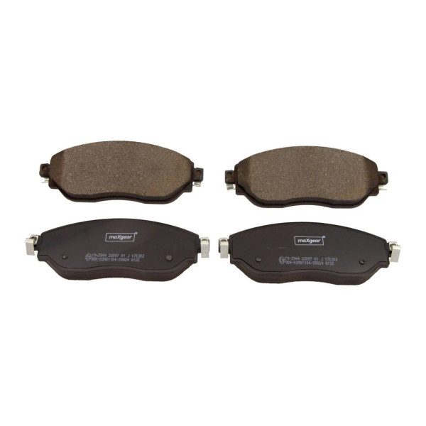 MAXGEAR KLOCKI HAMULCOWE RENAULT PRZÓD TRAFIC 1,6 DCI 14-