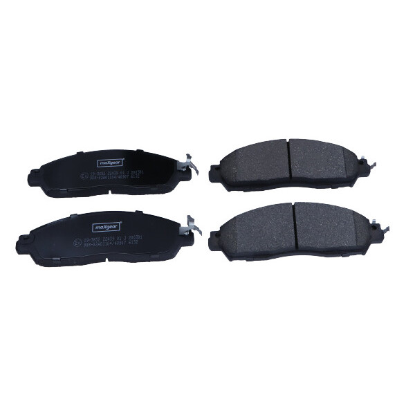 MAXGEAR KLOCKI HAMULCOWE NISSAN PRZÓD NP300 NAVARA 2,3 DCI 4X4 15-