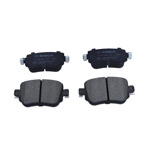 BOSCH KLOCKI HAMULCOWE VW TYŁ CADDY/POLO/SHARAN 15-