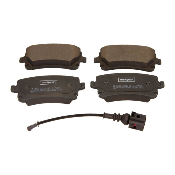 MAXGEAR KLOCKI HAMULCOWE VW TYŁ T5 03-/A4/A6/A8 04- 1 CZUJNIK